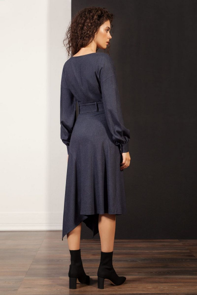 Платье Nova Line 5851 синий - фото 2