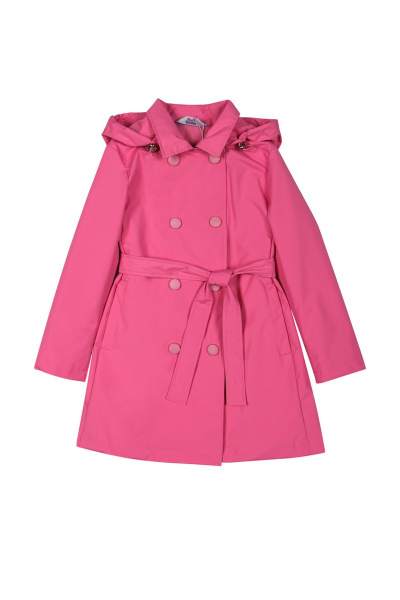 Демисезонный плащ из плащёвой ткани с капюшоном Bell Bimbo 171067 розовый - фото 1