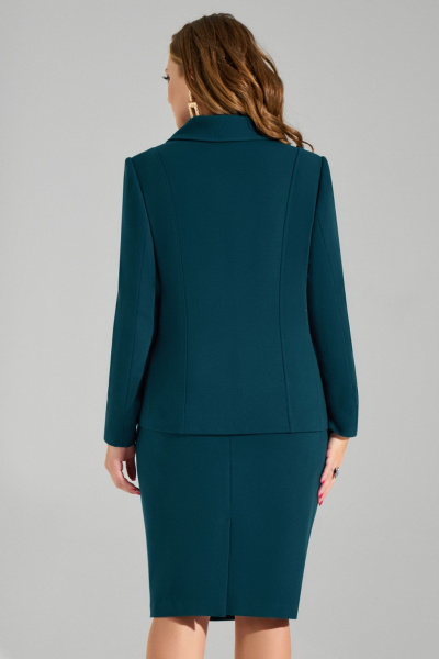 Жакет, юбка Lissana 3791 бирюза - фото 6