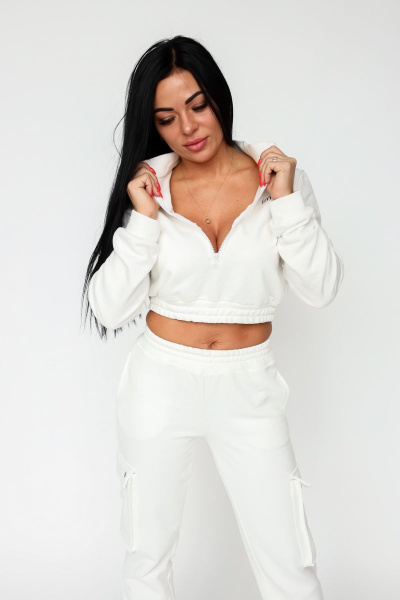 Брюки, худи Immi 7006 молоко - фото 4