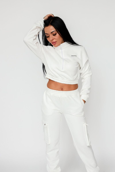 Брюки, худи Immi 7006 молоко - фото 2