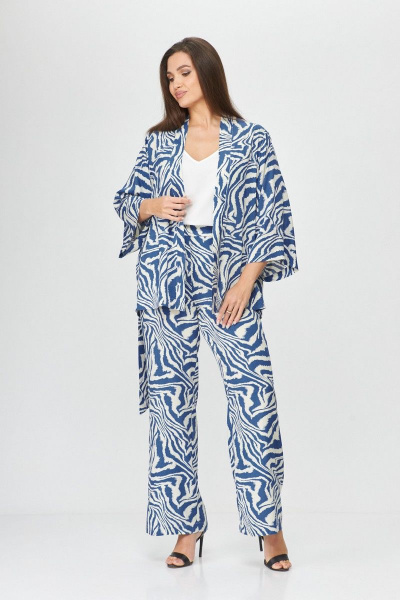 Брюки, жакет Abbi 5005 голубой - фото 15