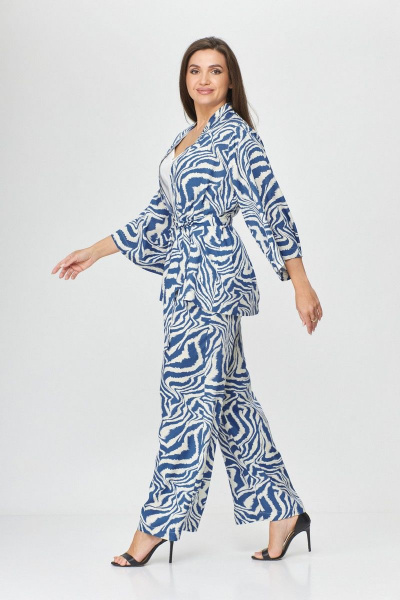 Брюки, жакет Abbi 5005 голубой - фото 2