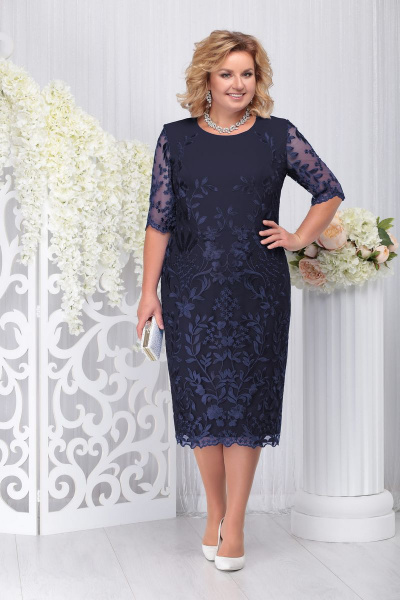Платье Ninele 5734 т.синий - фото 1