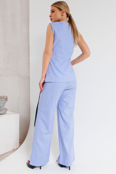 Брюки, жилет Ambera Style 2014-1 голубой - фото 2