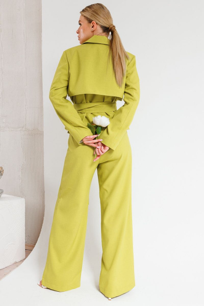 Брюки, жакет Amberа Style 2030 горчица - фото 2