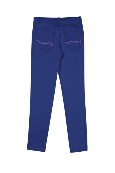 Круглогодичные синие хлопковые брюки на каждый день Bell Bimbo 171083 т.синий - фото 2