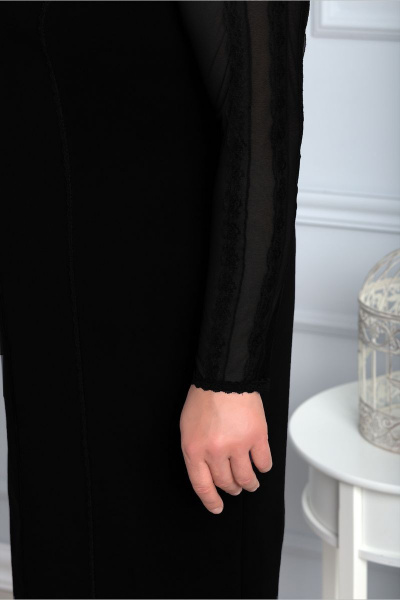 Платье Anelli 599 черный - фото 4