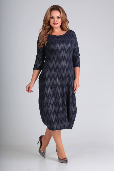 Платье Shetti 1007 синий - фото 4