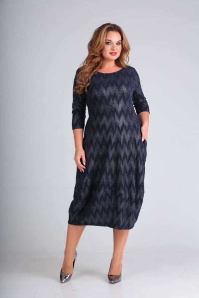 Платье Shetti 1007 синий - фото 1