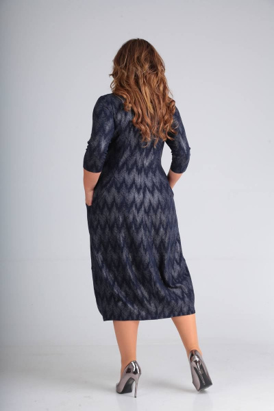 Платье Shetti 1007 синий - фото 3