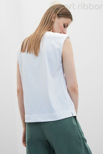 Футболка с дизайнерским принтом Art Ribbon M3894T - фото 3