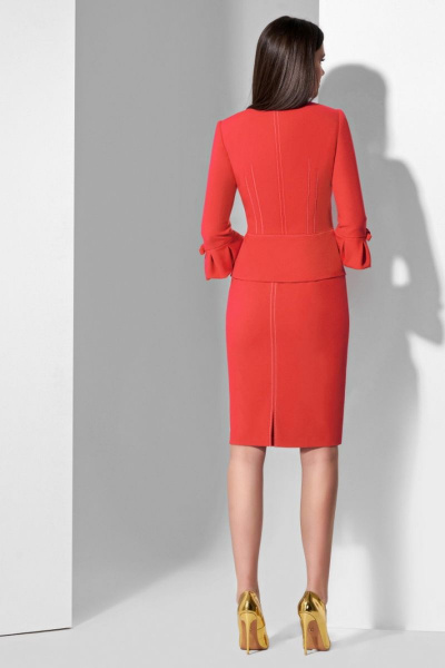 Жакет, юбка Lissana 3500 красный - фото 5