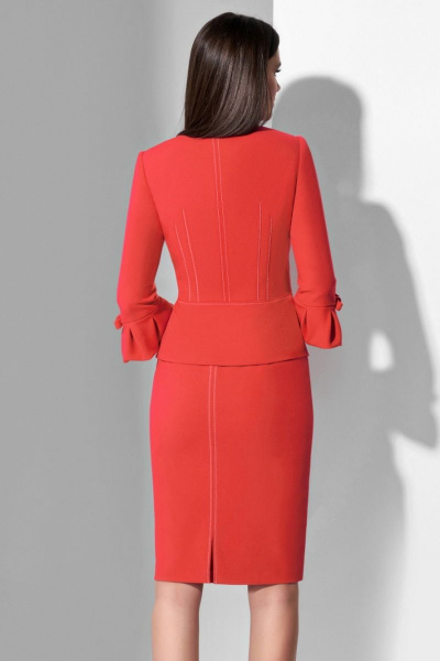 Жакет, юбка Lissana 3500 красный - фото 6