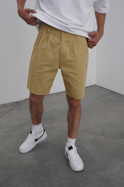 Шорты RAWR 374 бежевый - фото 9