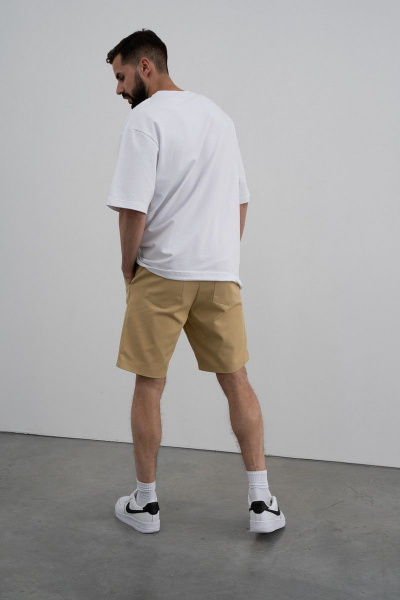 Шорты RAWR 374 бежевый - фото 5