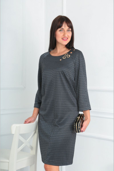 Комфортное платье полуприлегающего силуэта с карманами VIA-Mod 430 - фото 2
