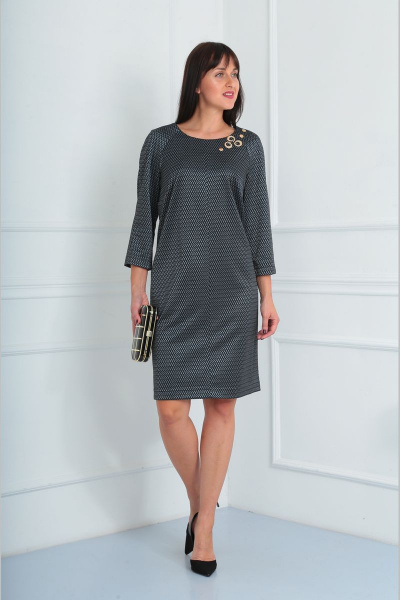 Комфортное платье полуприлегающего силуэта с карманами VIA-Mod 430 - фото 1