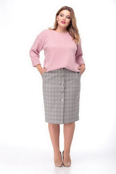 Юбка карандаш на притачном поясе с карманами Djerza 057А - фото 4