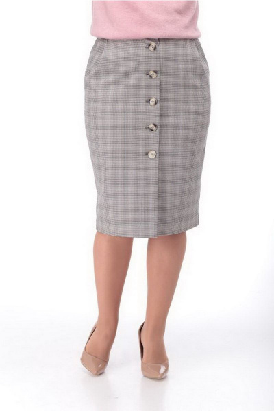 Юбка карандаш на притачном поясе с карманами Djerza 057А - фото 5