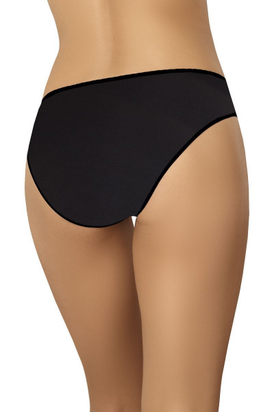 Черные круговые трусы-слип с кружевами из эластичного полотна Teyli 122 черный - фото 2