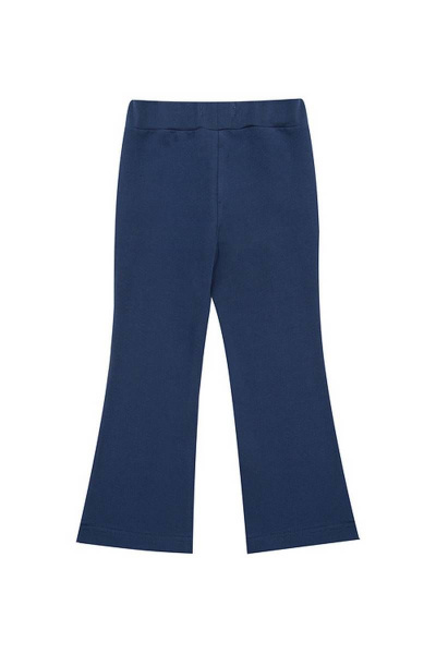 Брюки клеш из мягкого футера для девочки в демисезон Bell Bimbo 172179 деним - фото 2