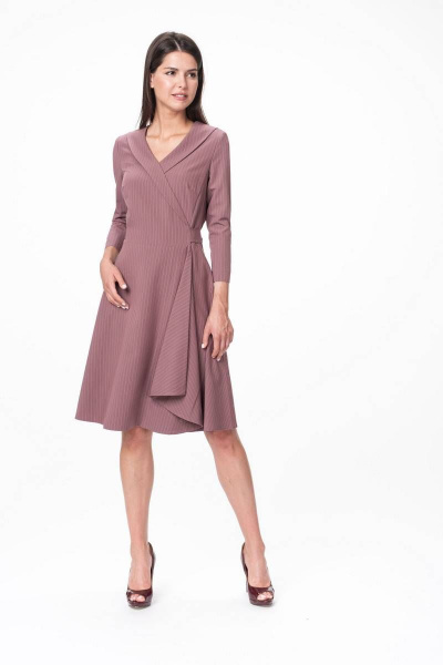 Платье Stilville 1666 розовый - фото 3