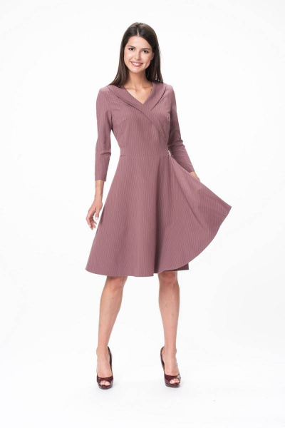 Платье Stilville 1666 розовый - фото 5