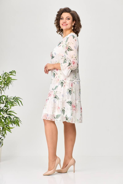 Платье Moda Versal П2328 молочный - фото 5