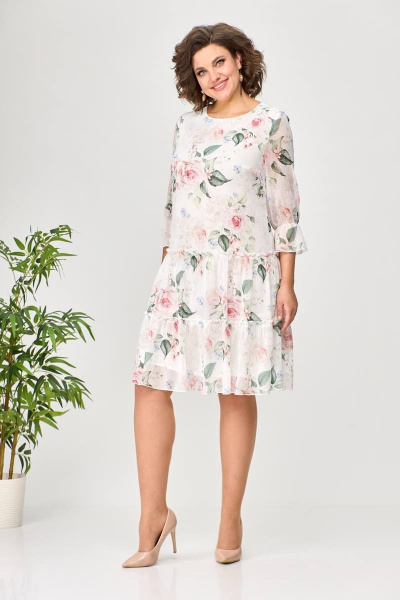 Платье Moda Versal П2328 молочный - фото 2