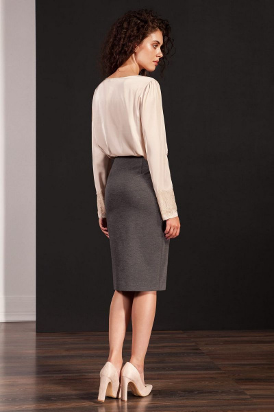 Юбка Nova Line 3556 серый - фото 2