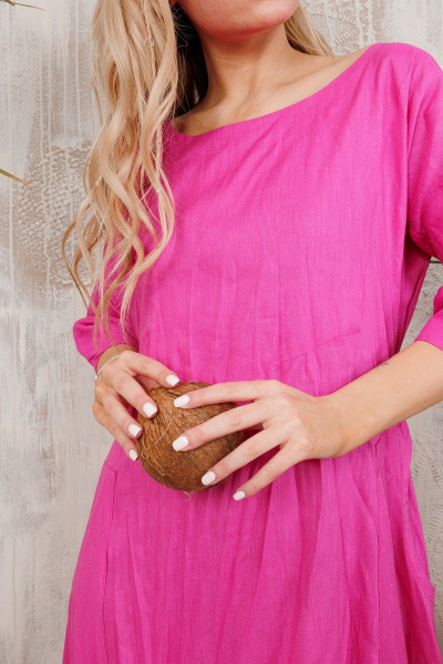 Платье АМУЛЕТ 9719 фуксия - фото 3