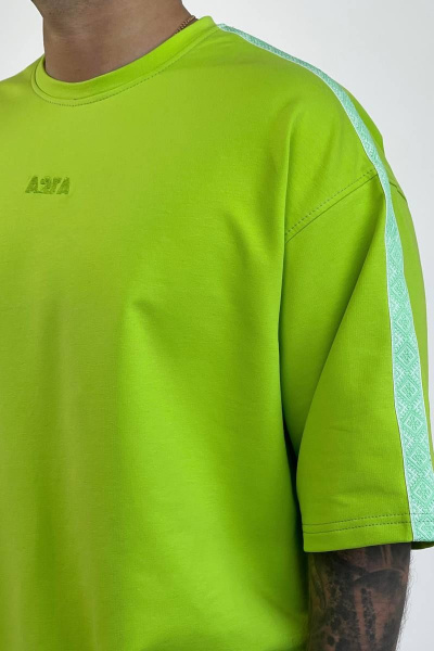 Майка, шорты А2ГА R1 салат - фото 5