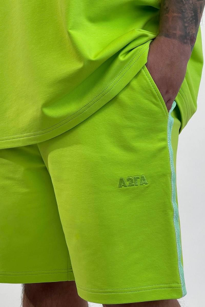 Майка, шорты А2ГА R1 салат - фото 4