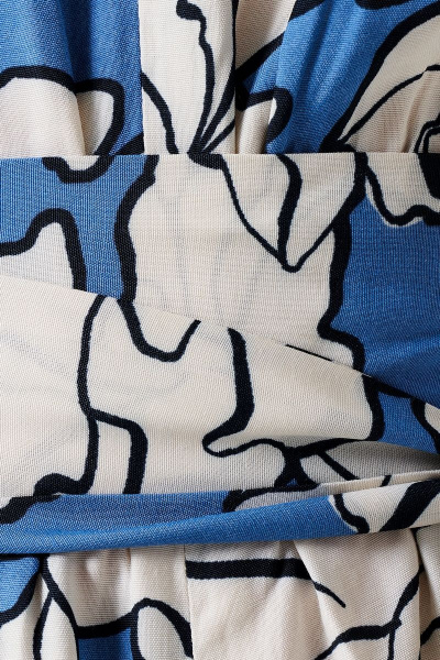 Комбинезон из вискозы с коротким рукавом для летних будней Панда 147020w голубой - фото 3