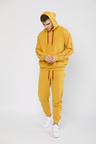 Брюки, худи А2ГА S2 горчица - фото 1