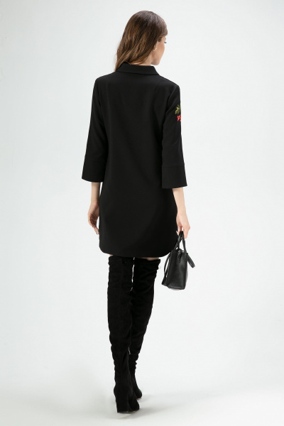 Платье Панда 416185 черный - фото 2