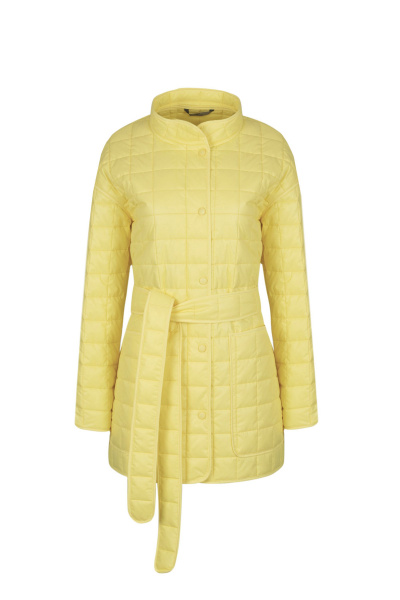 Демисезонная куртка желтого цвета на каждый день Elema 4-12494-1-170 лимонный - фото 1