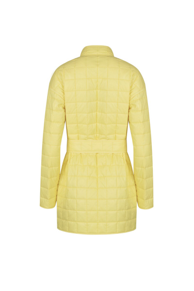 Демисезонная куртка желтого цвета на каждый день Elema 4-12494-1-170 лимонный - фото 3