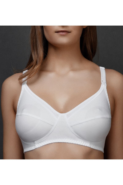 Бюстгальтер бескаркасный с отстегивающимися чашками Verally 273-2 белый - фото 1