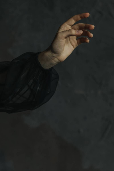 Платье полуприлегающее с рукавом из стрейч-фатина S. Veles 3-168 - фото 3