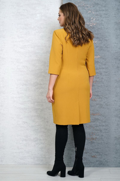 Платье Белтрикотаж 4258 горчица - фото 3
