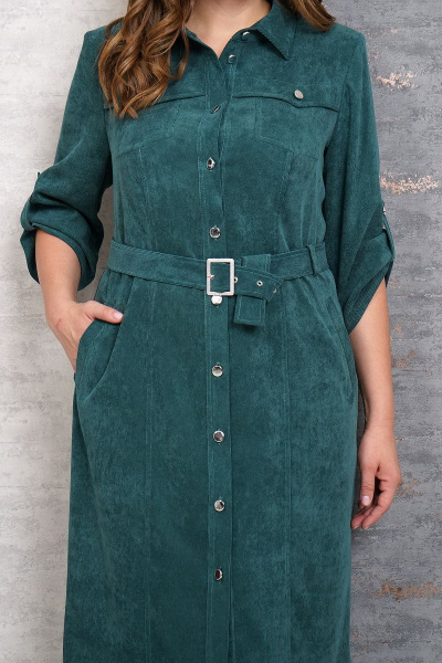 Платье Белтрикотаж 4981 бирюза - фото 3