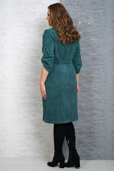 Платье Белтрикотаж 4981 бирюза - фото 4