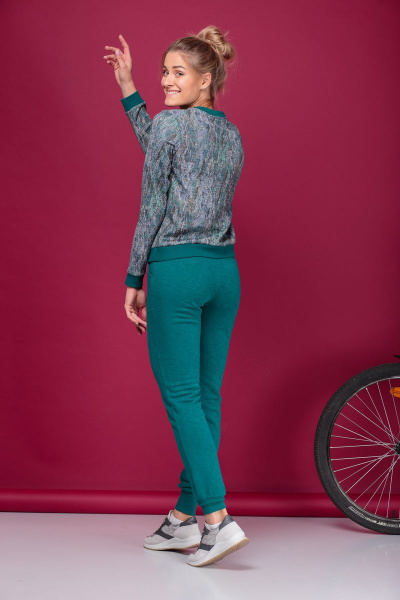 Костюм брюки и джемпер из трикотажа с люрексом HIT 3058 - фото 4