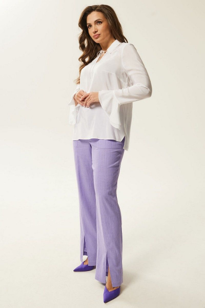 Брюки Mislana С966 сирень - фото 4