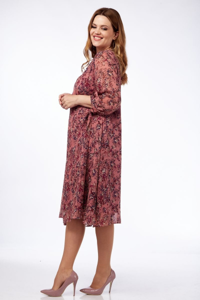 Платье Michel chic 2127 розовый - фото 6