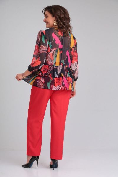 Блуза, брюки Mubliz 066 красный - фото 8