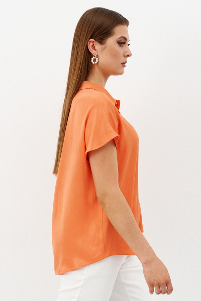 Рубашка Ketty К-07540 оранжевый - фото 6