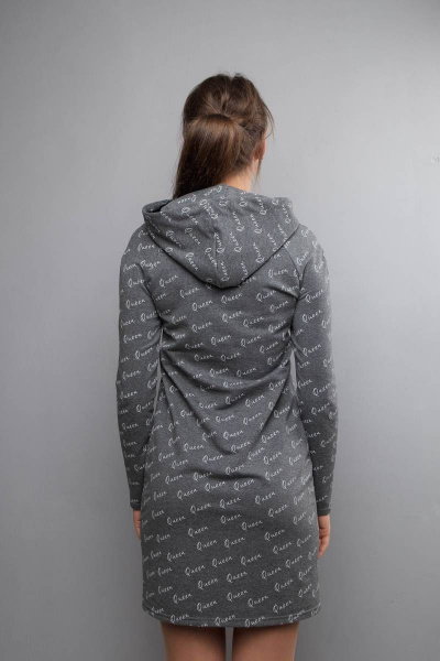 Платье с декоративными выточками и широким рукавом Mita ЖМ1015 квин - фото 5